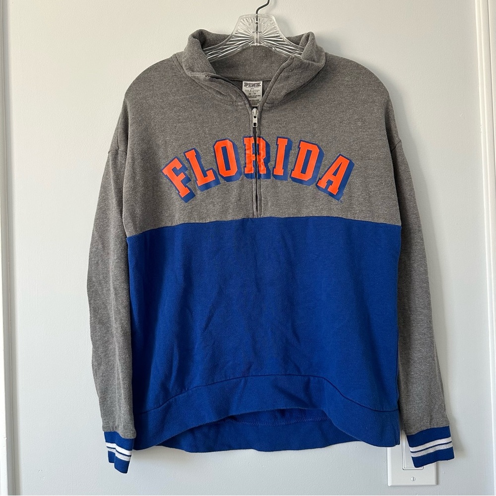 PINK Collegiate Florida Gators Half Zip Pullover